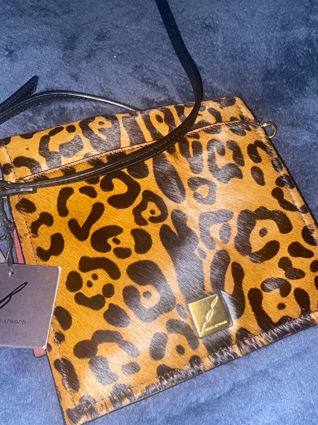 Brian Atwood Leopard Print Crossbody Bag image indicator(2)