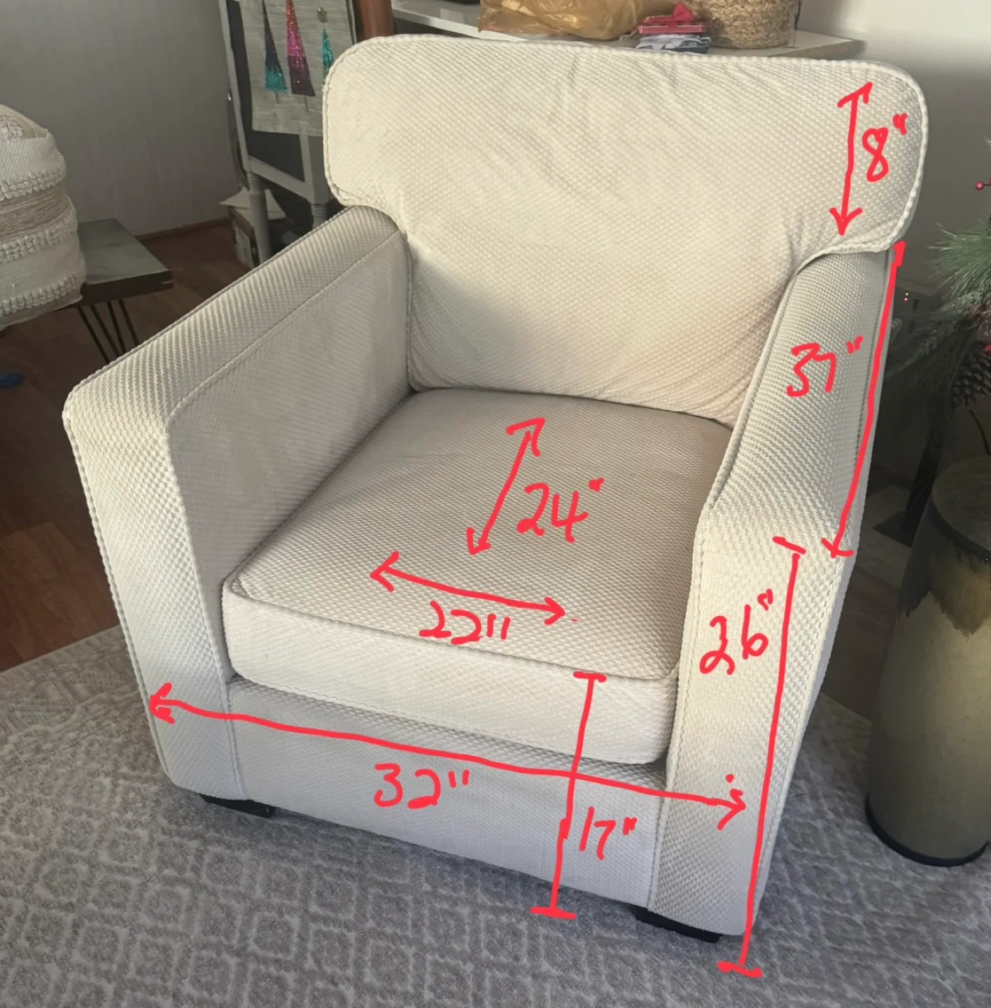 Beige Armchair