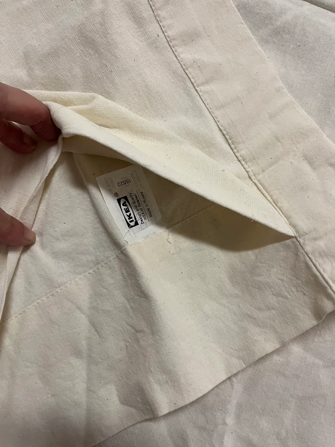 2 IKEA Curtain Panels- Cotton image indicator(2)