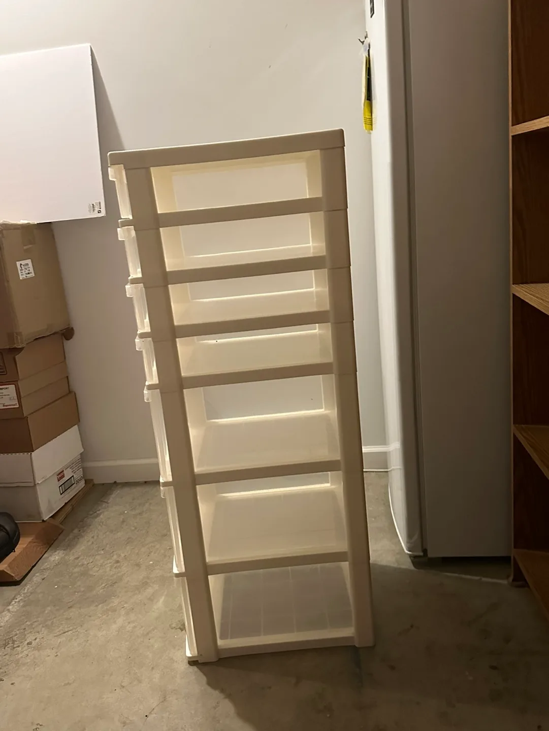 6 Drawer Plastic Storage  - white image indicator(3)