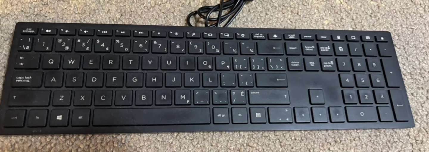 HP Wired Keyboard and Mouse Combo image indicator(4)