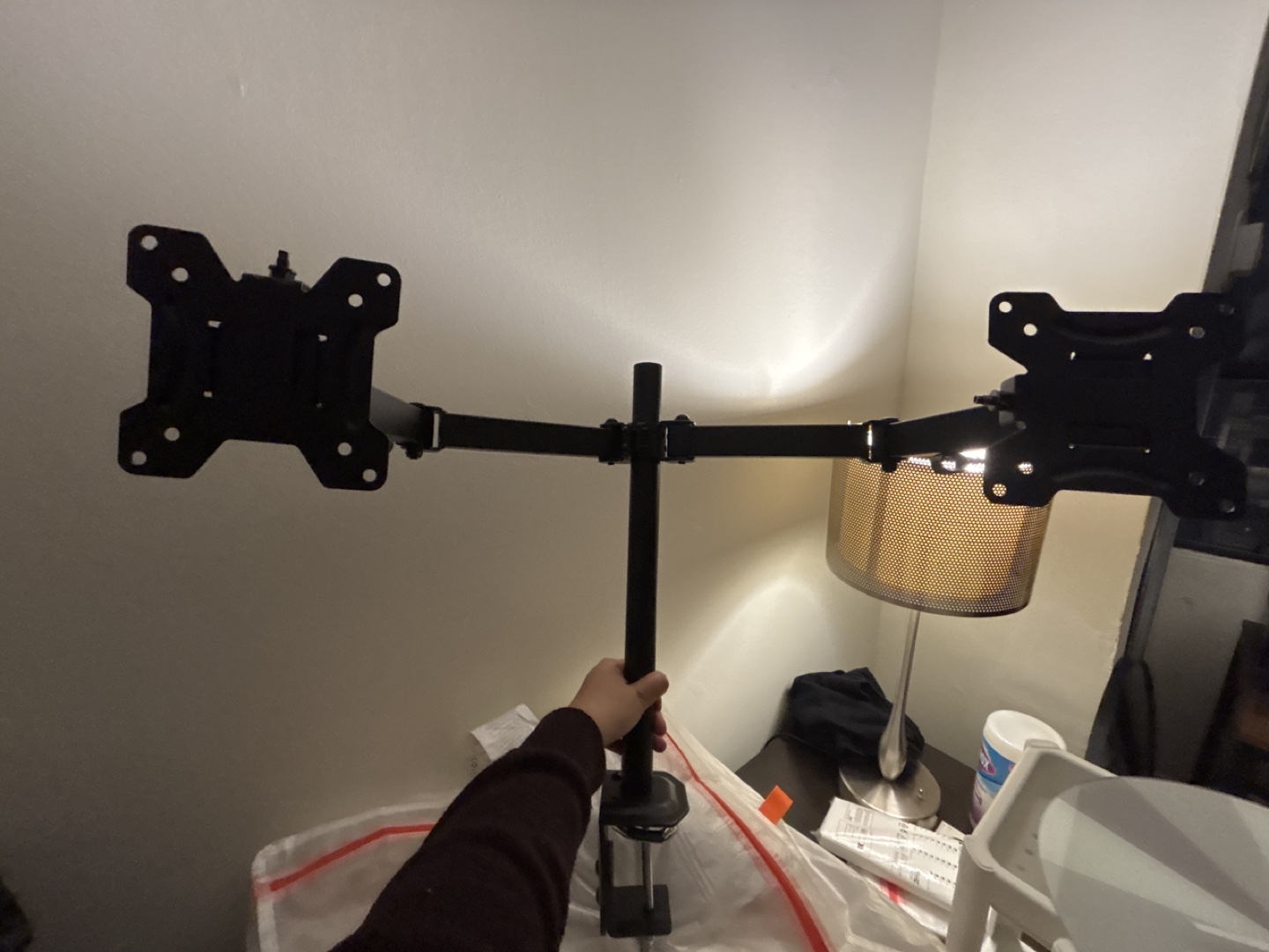 Dual Monitor Desk Mount Stand - photo 2