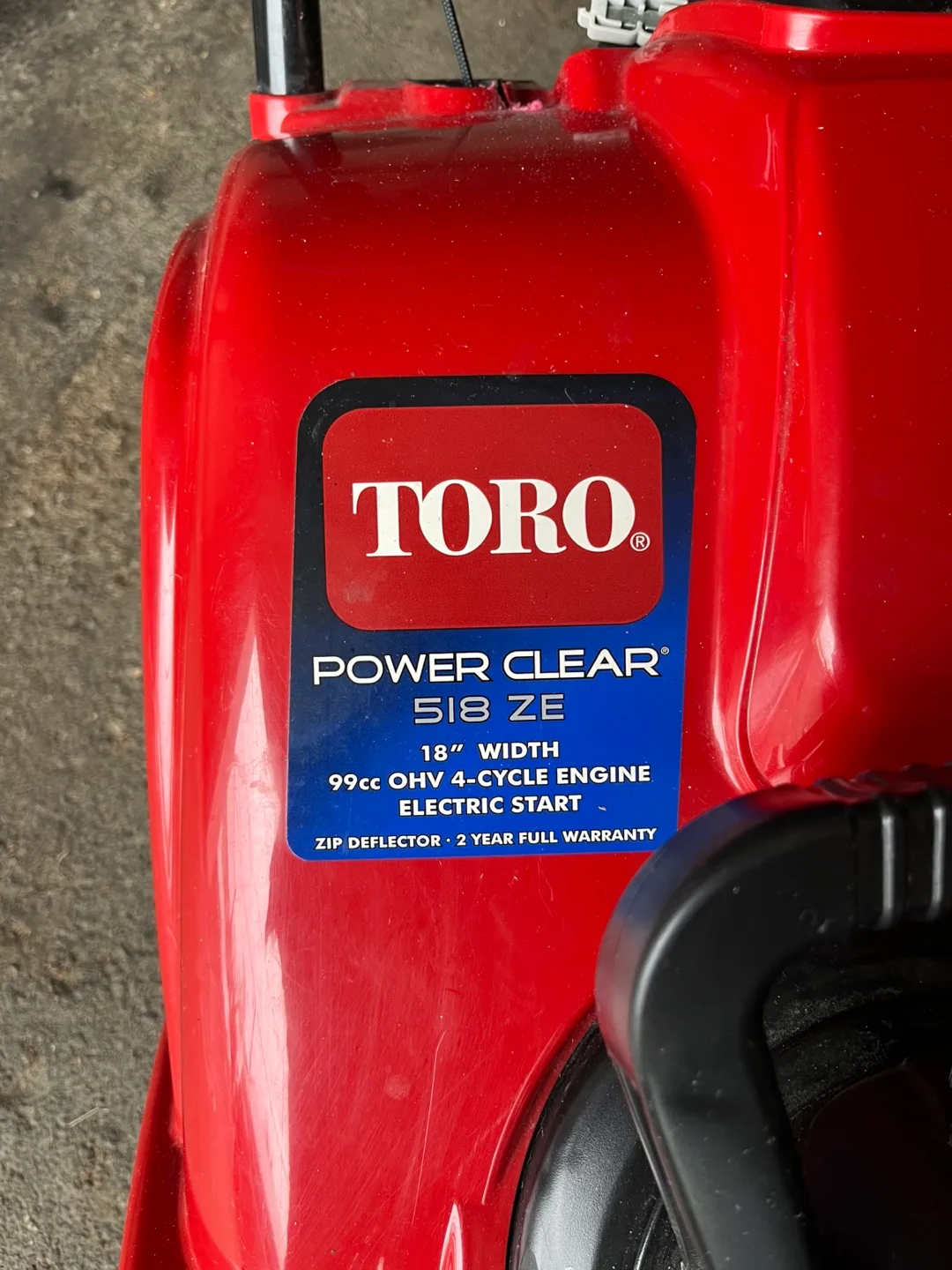 TORO Power Clear 518 ZE Snow thrower image indicator(5)