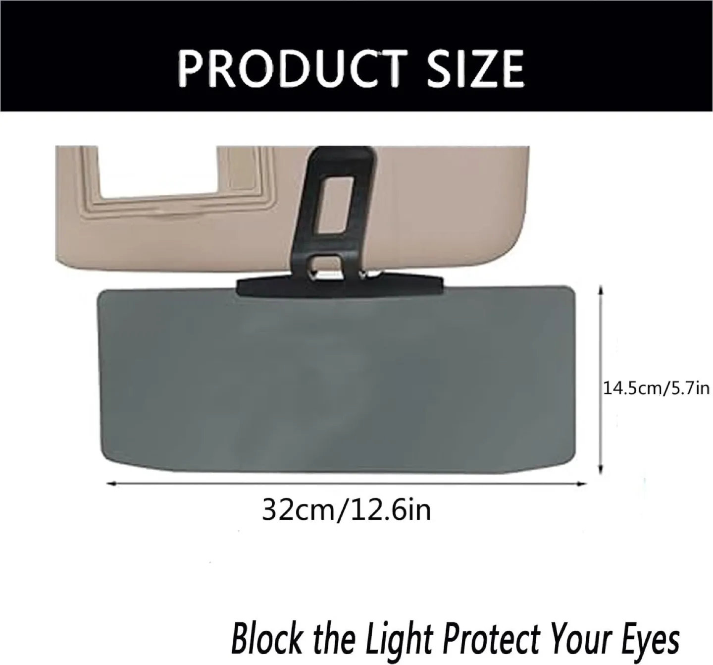 Anti-Glare Sun Visor for Cars image indicator(5)