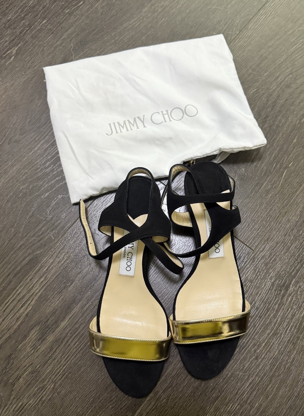 Jimmy Choo Black Suede Sandals - photo 4