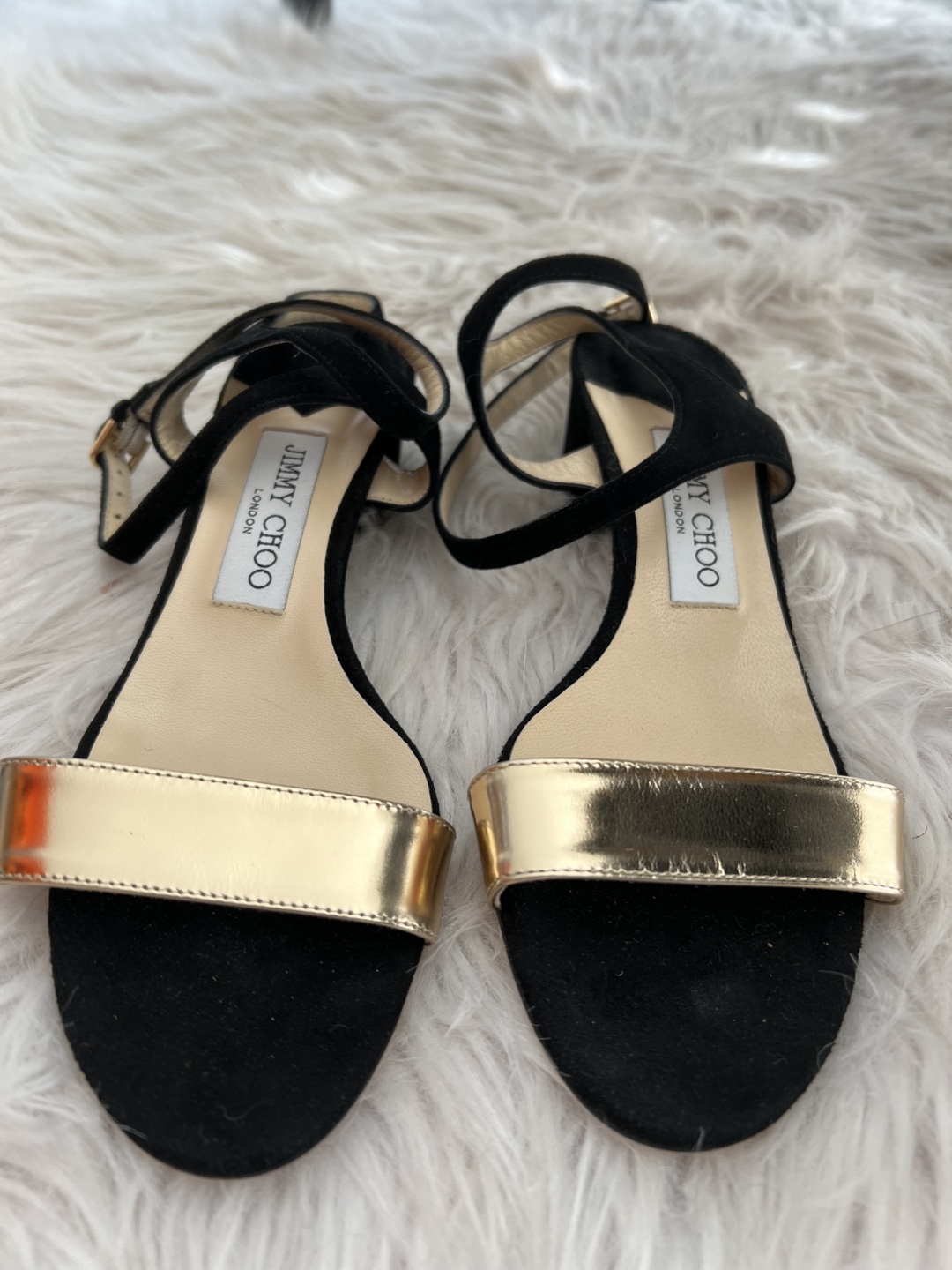 Jimmy Choo Black Suede Sandals - photo 5