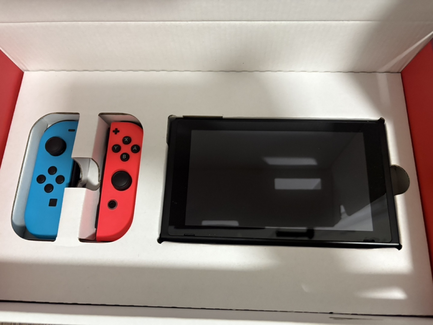 Nintendo Switch Console - Neon Blue and Red Joy-Cons - photo 2