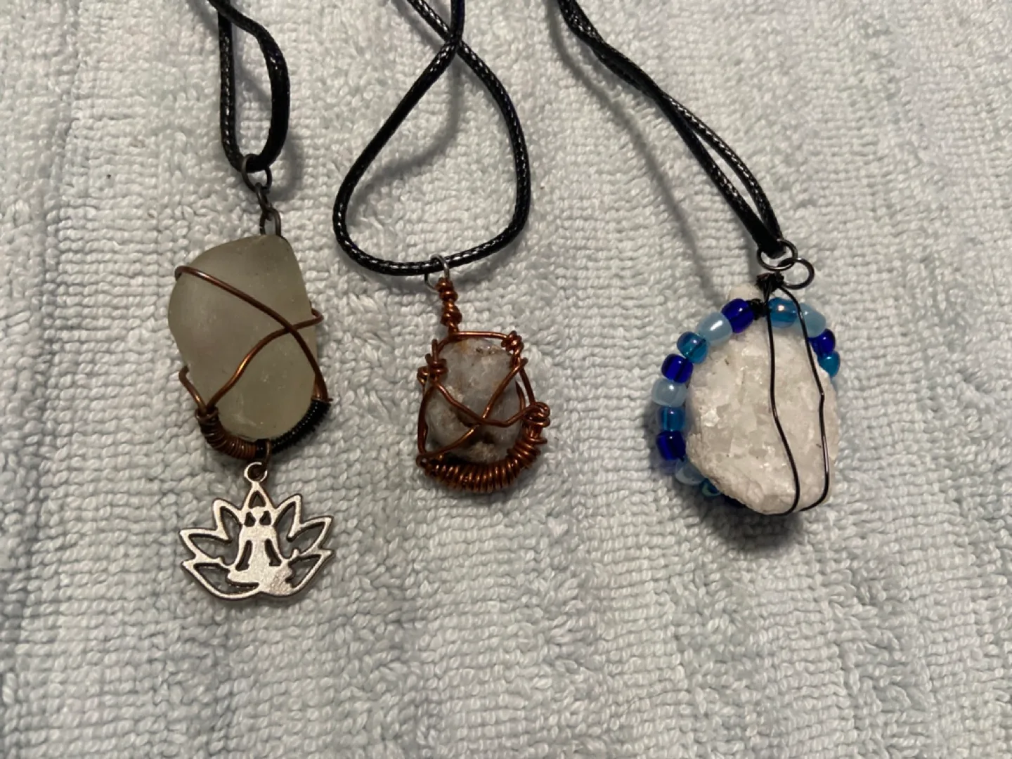 Hand crafted wired stone Necklaces image indicator(2)