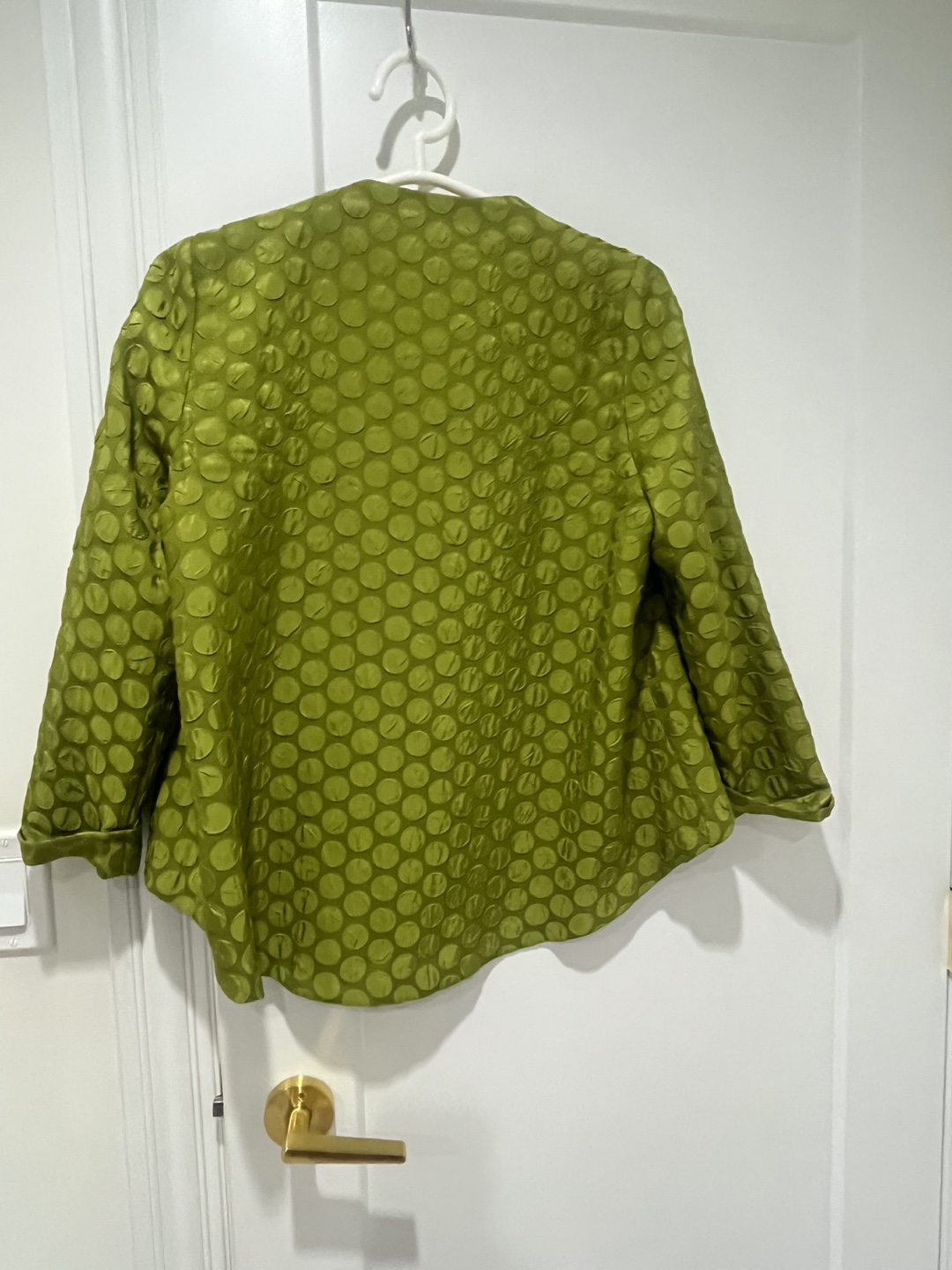 Joseph Ribkoff Green Polka Dot Jacket - photo 3