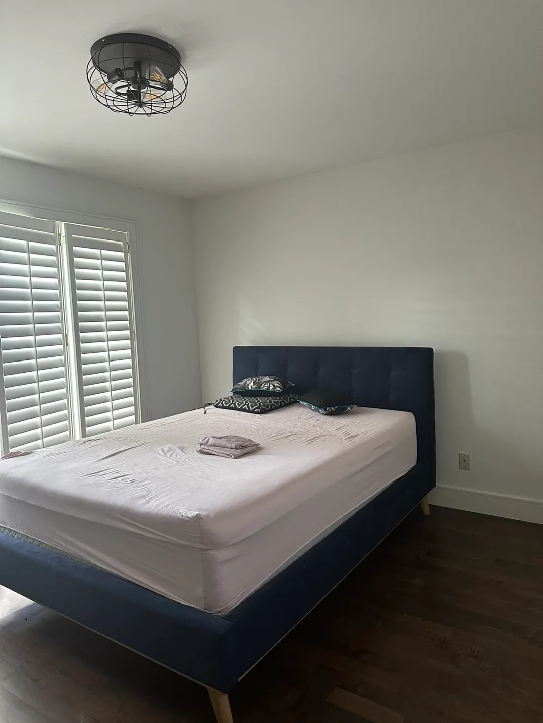 Queen Size Upholstered Bed Frame thumbnail