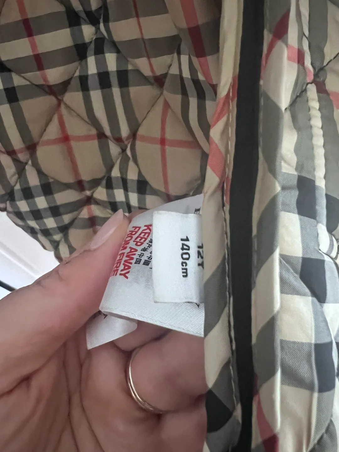 Burberry Kids Quilted Jacket image indicator(2)