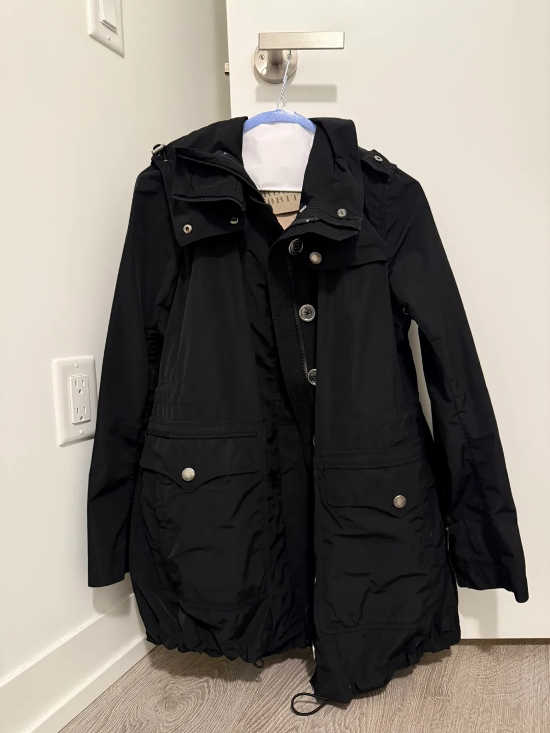 Black Burberry Brit Jacket thumbnail