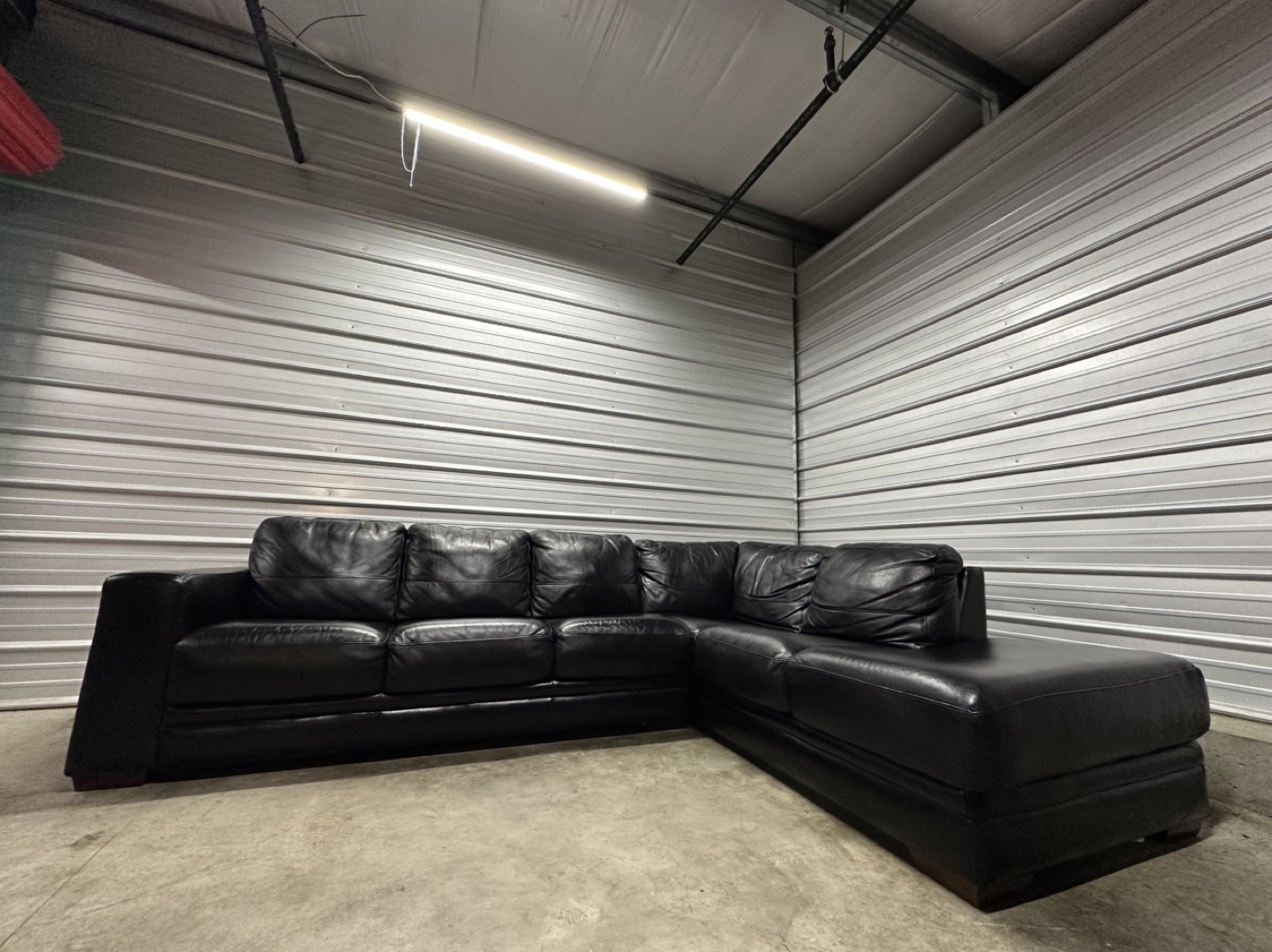 Genuine Leather Sectional (FREE DELIVERY)