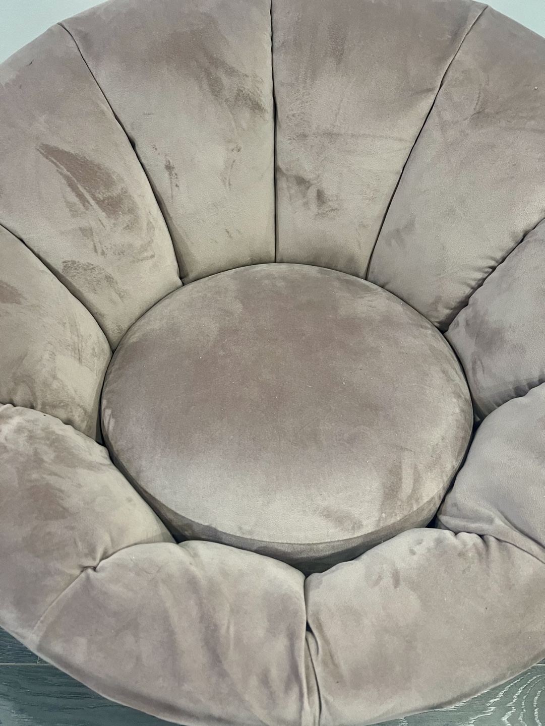 Blush Pink Velvet Swivel Barrel Chair – Modern Accent Chair - photo 2