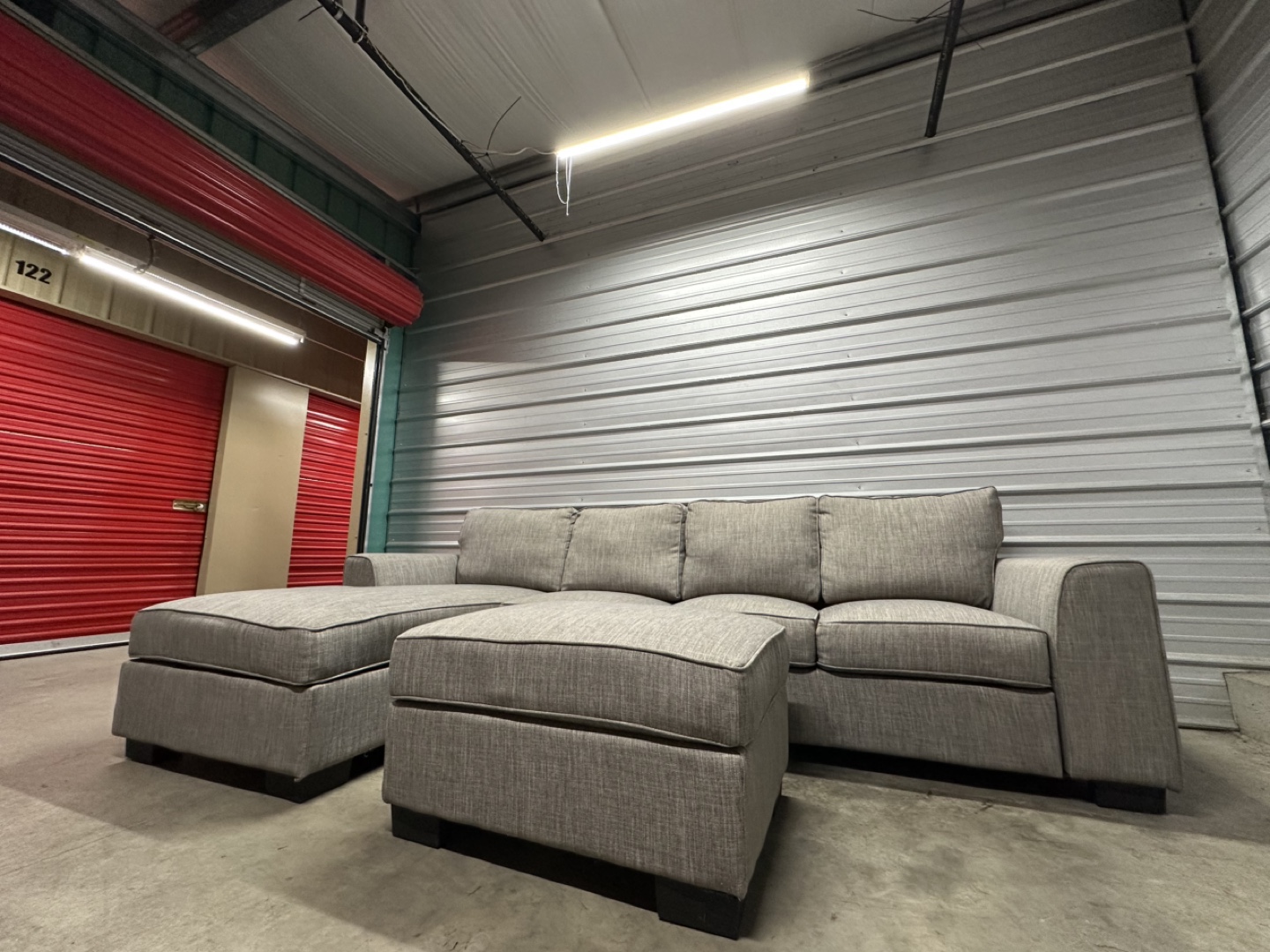 Light Grey Sectional (FREE DELIVERY) - photo 2