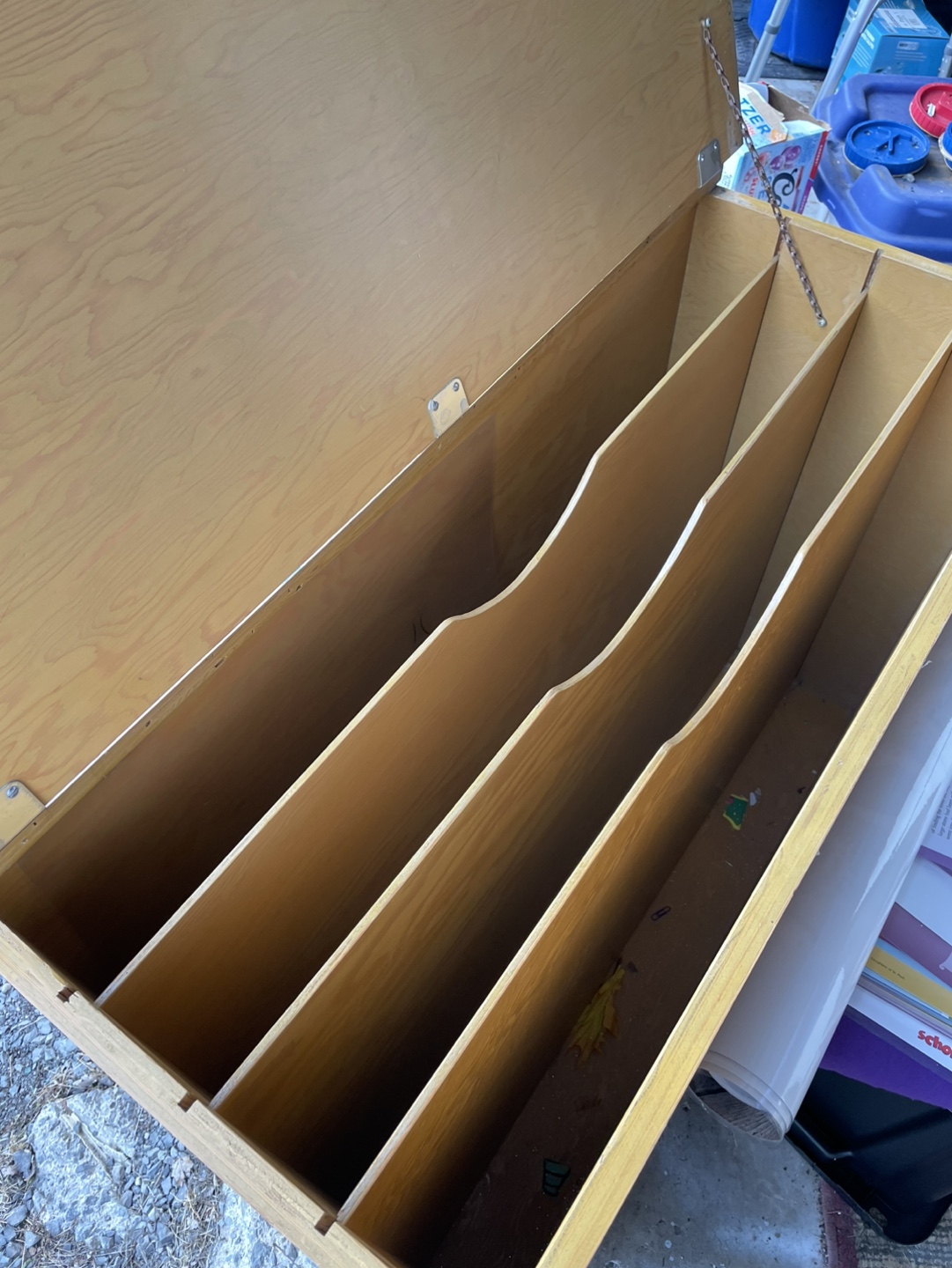 Vintage Wooden Storage Chest - photo 3