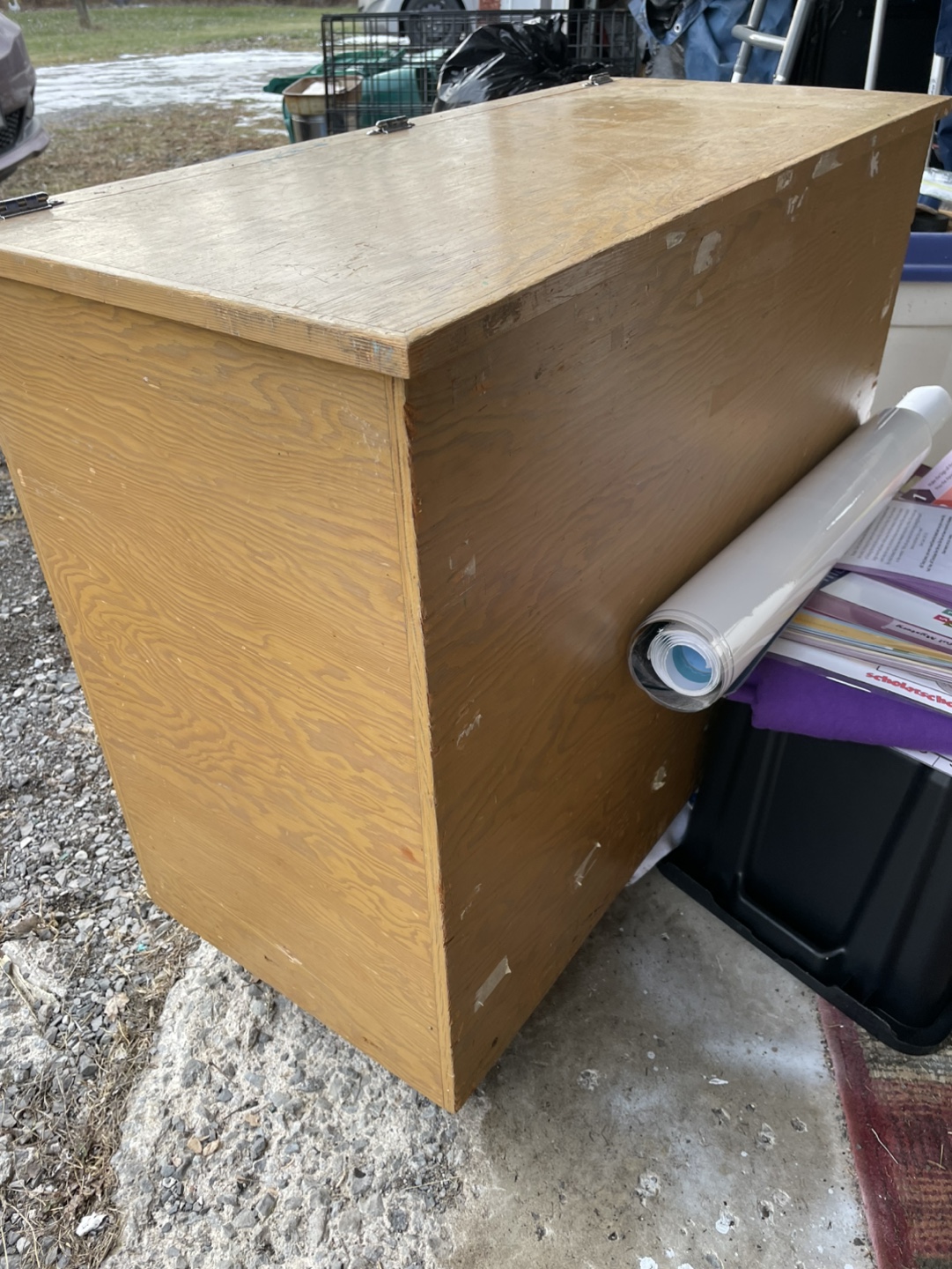 Vintage Wooden Storage Chest