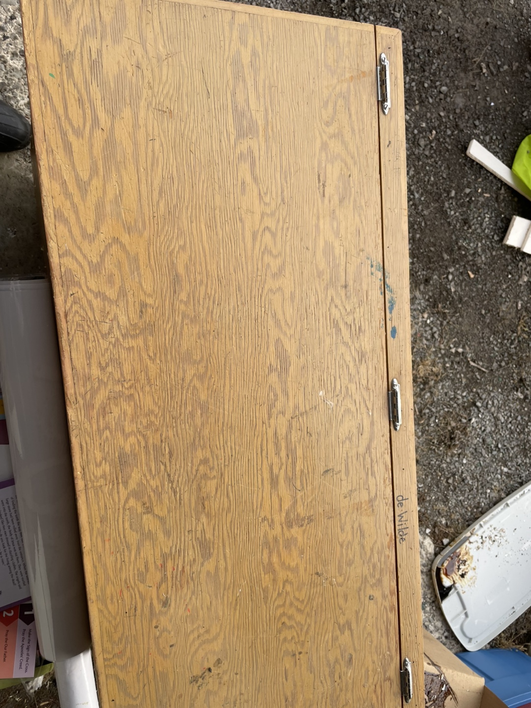 Vintage Wooden Storage Chest - photo 2