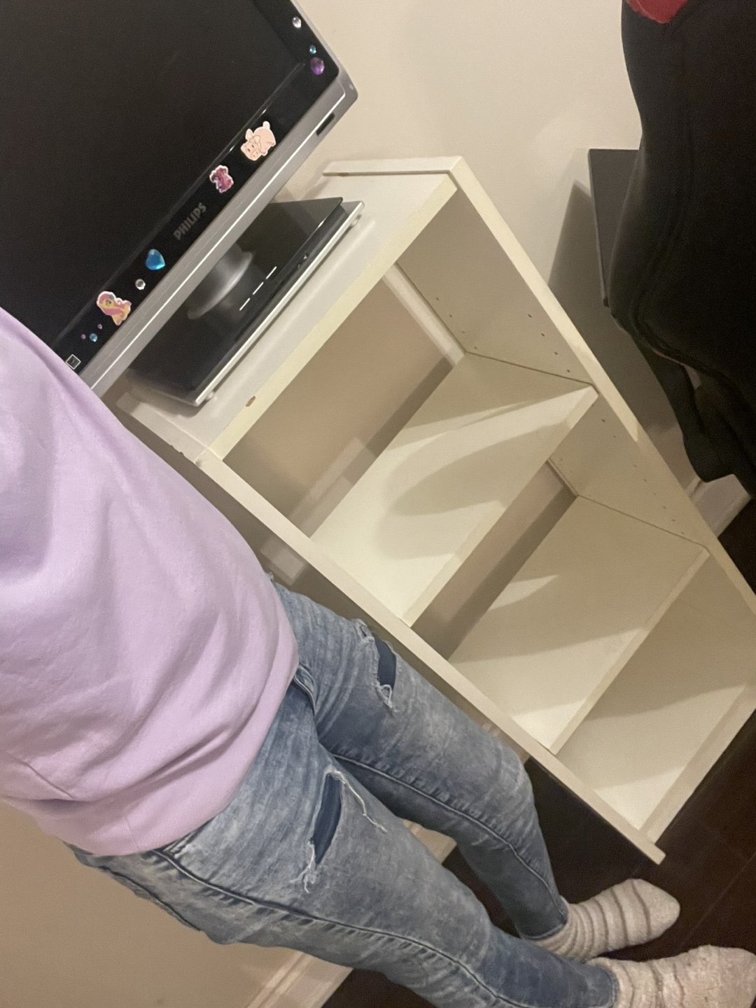 White Bookshelf