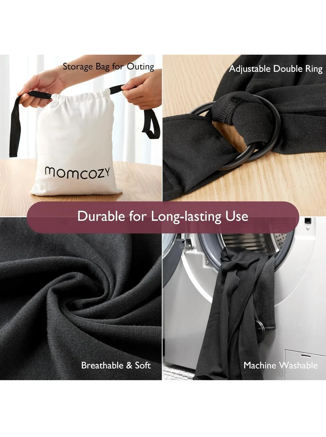 Momcozy Baby Wrap Carrier image indicator(3)