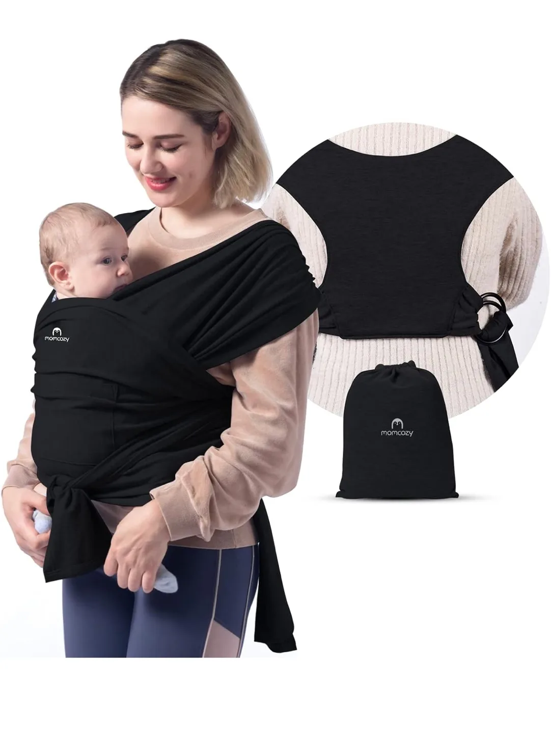 Momcozy Baby Wrap Carrier image indicator(2)