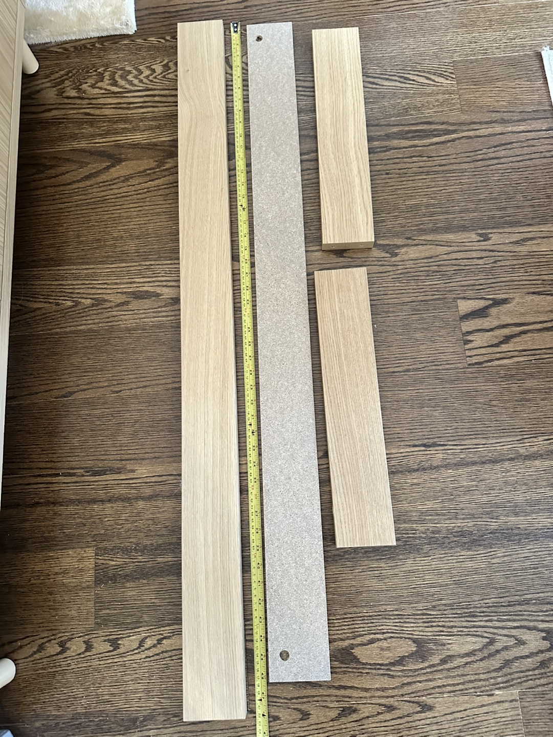 Free pieces of wood from Ikea TONSTAD