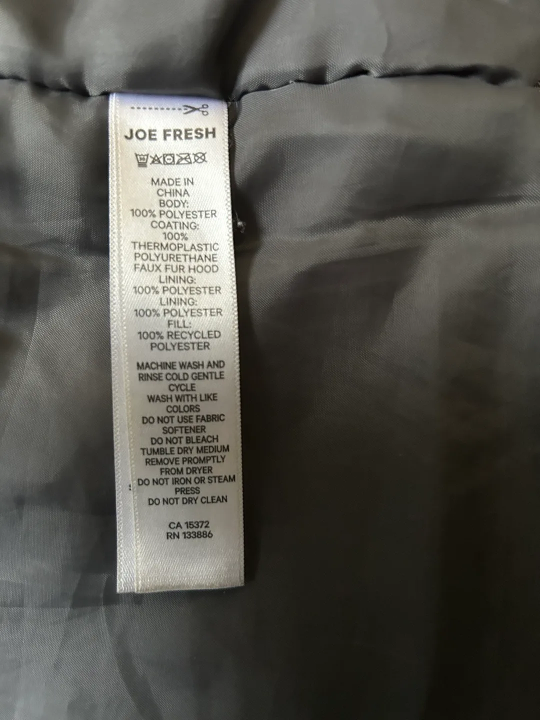 Joe Fresh Boys Winter Jacket Size 10-12 image indicator(3)