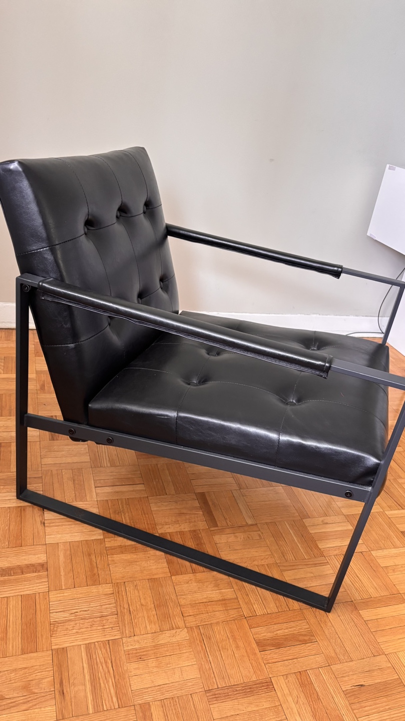 Black Accent Chair - photo 2