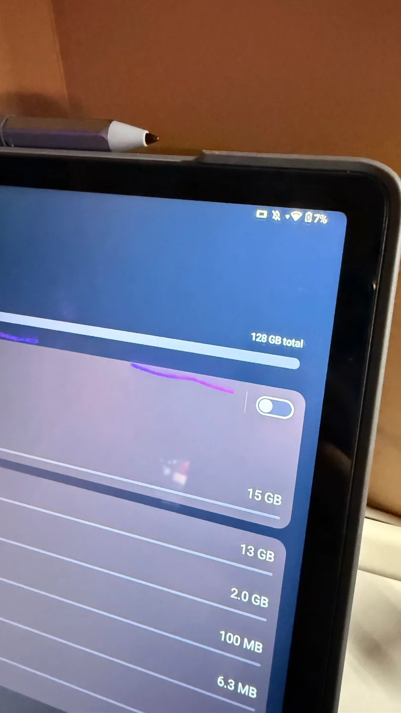 Lenovo Tab P11 (11.5", 128GB) w/ Keyboard & Pen - Like New image indicator(5)