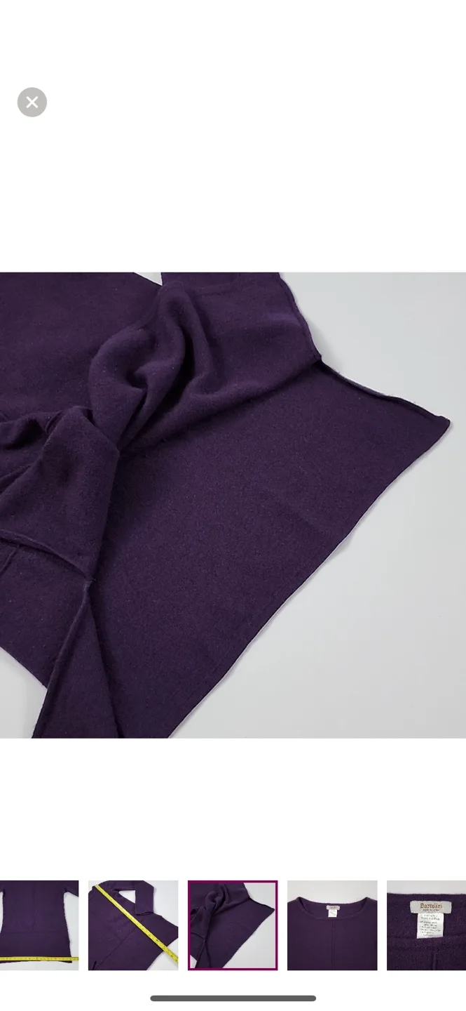 Bartolini Purple Sweater merino wool image indicator(5)