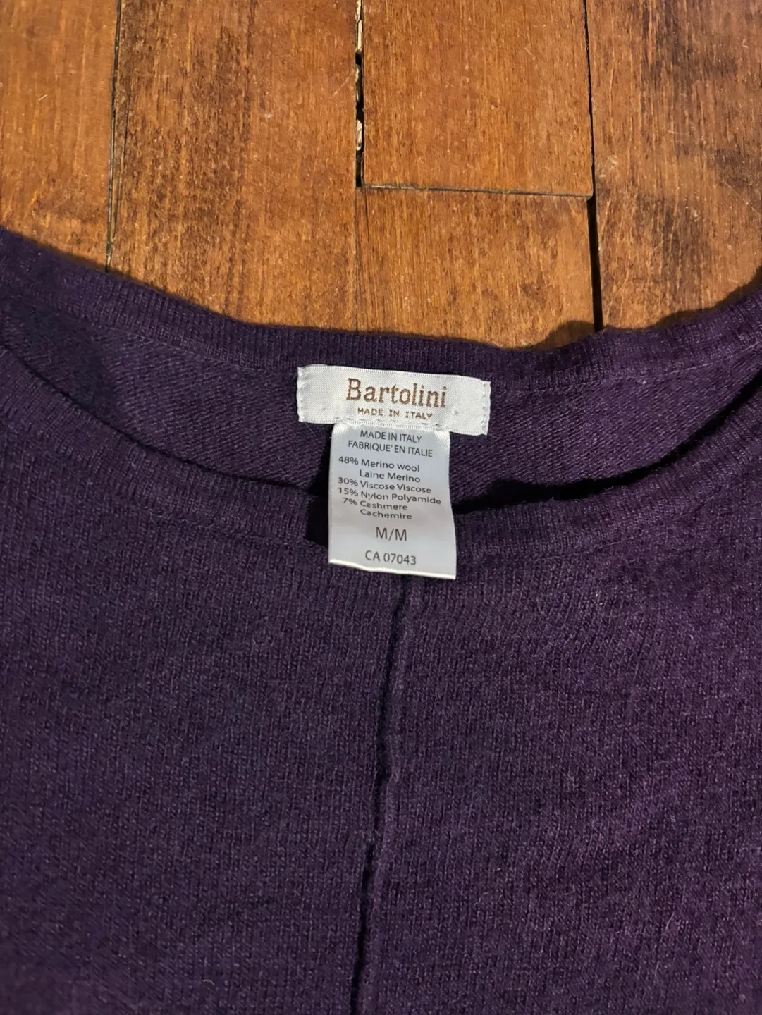 Bartolini Purple Sweater merino wool image indicator(7)