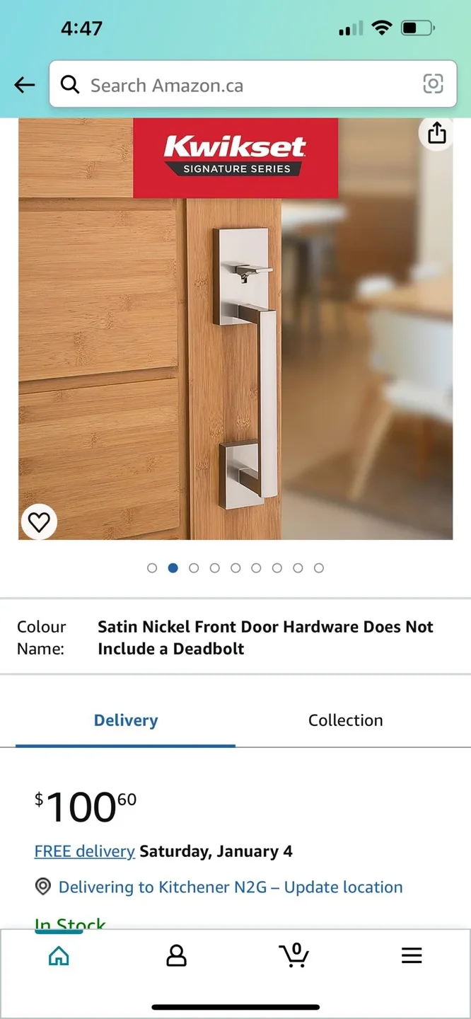 Kwikset Signature Series Door Handle Set image indicator(10)