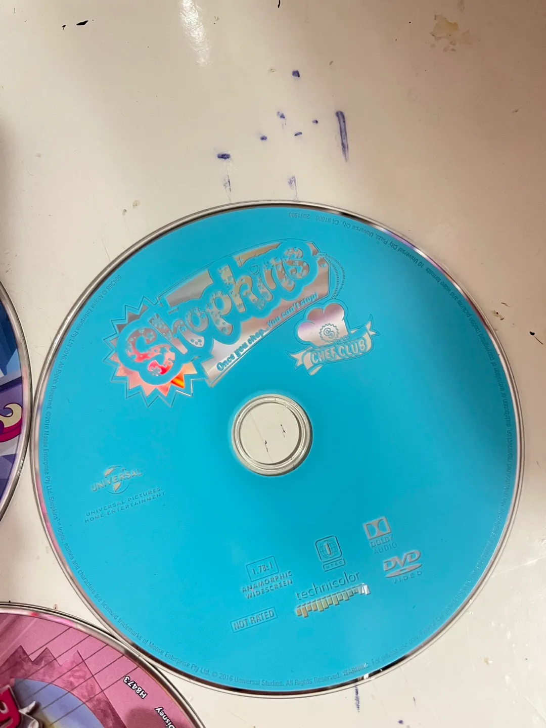 3 DVD Set - My Little Pony, Disney Princess & Shopkins Chef Club image indicator(3)