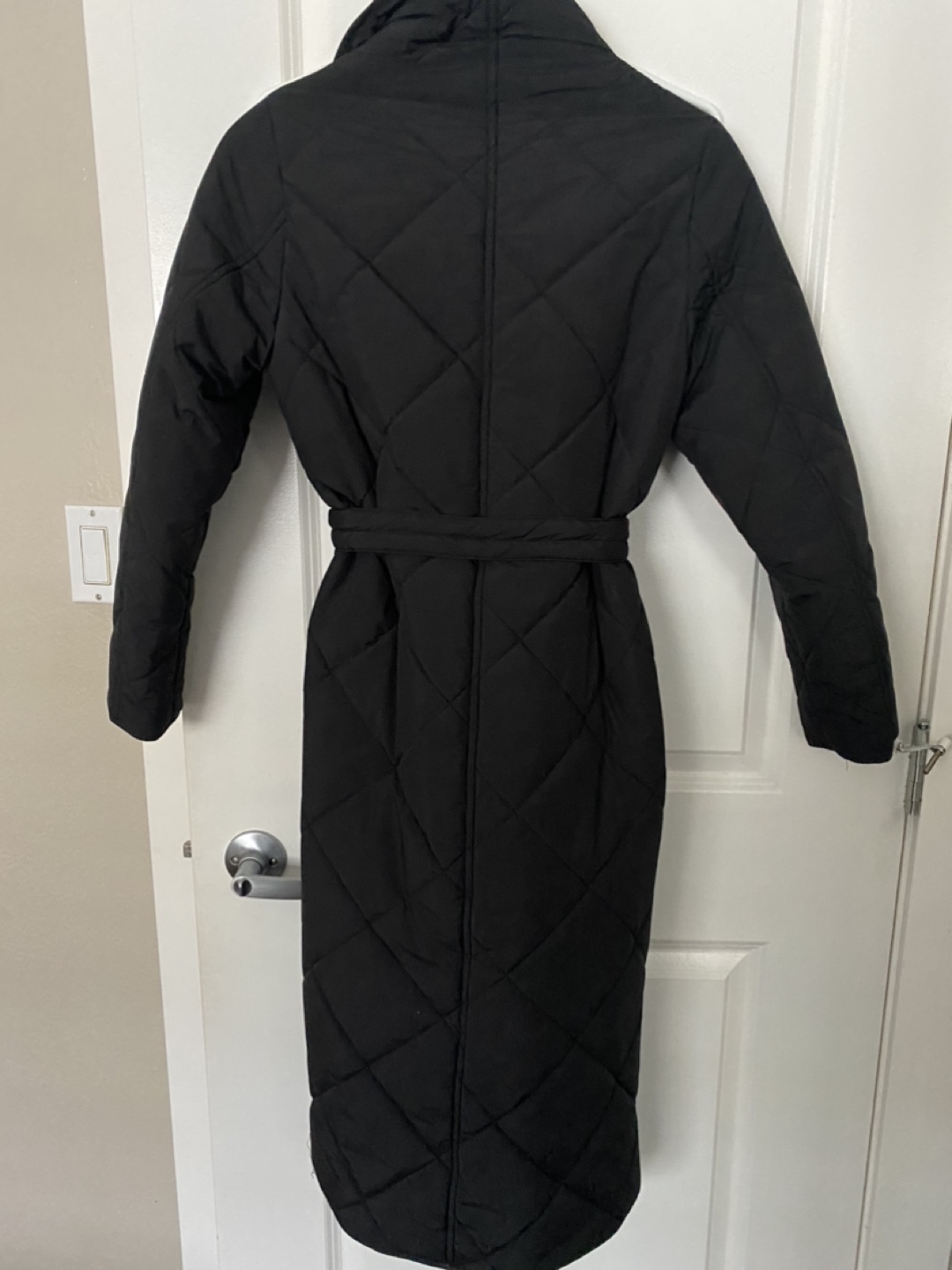 Monk & Lou Black Puffer Coat