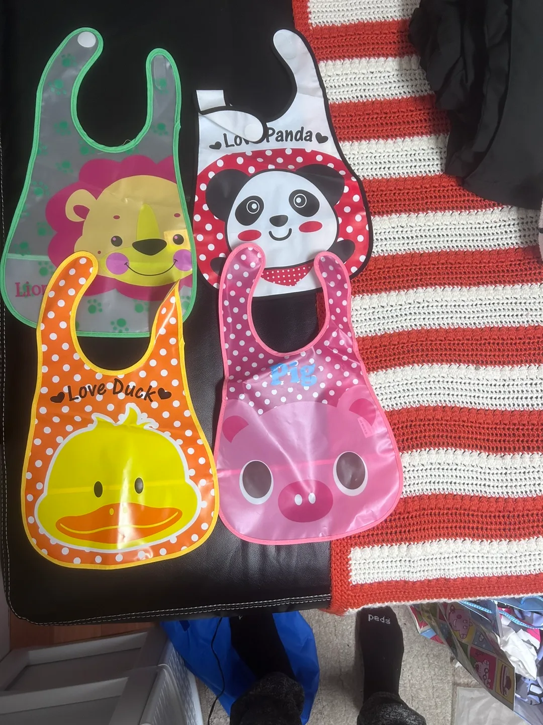 *BRAND NEW* Set of 9 Baby Bibs image indicator(2)