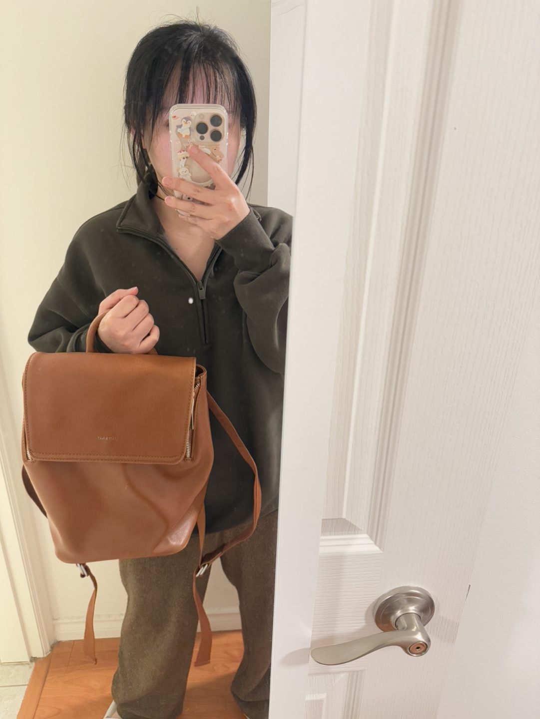 Matt & Nat caramel color small Backpack - photo 4