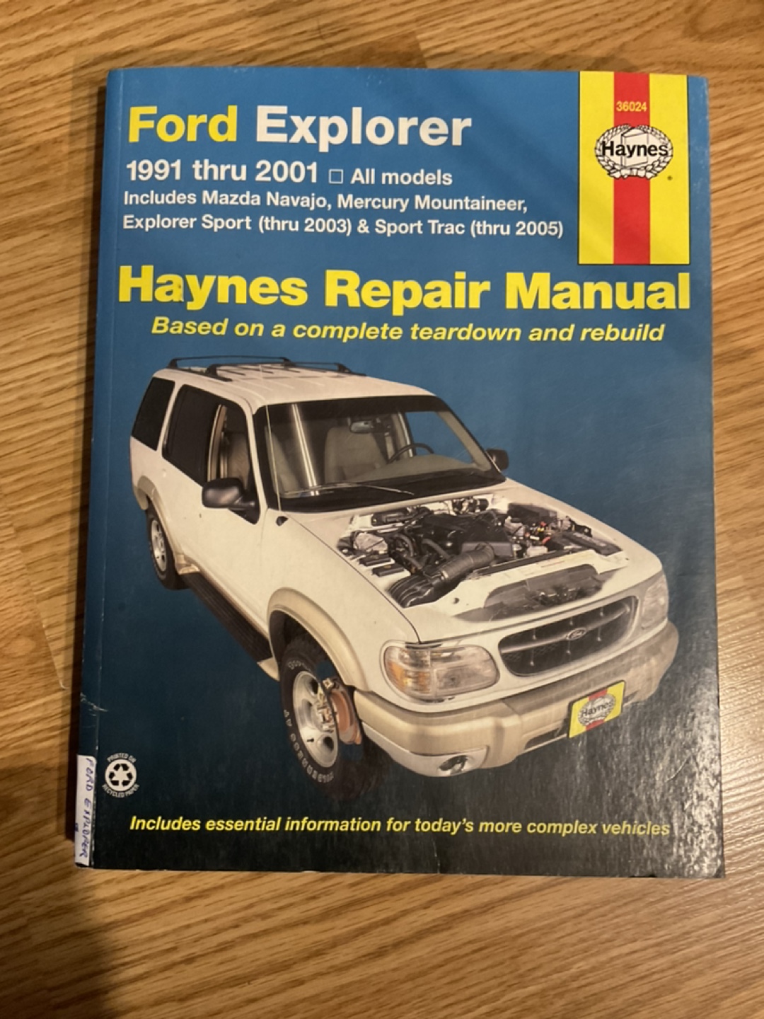 FORD EXPLORER,AEROSTAR, WINDSTAR MANUALS - photo 2