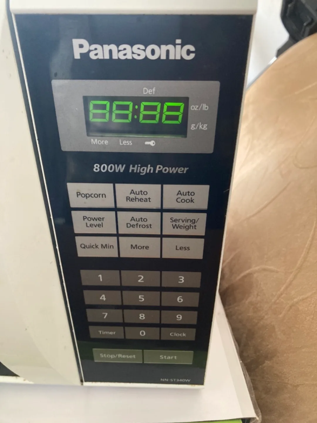 Panasonic Microwave image indicator(3)