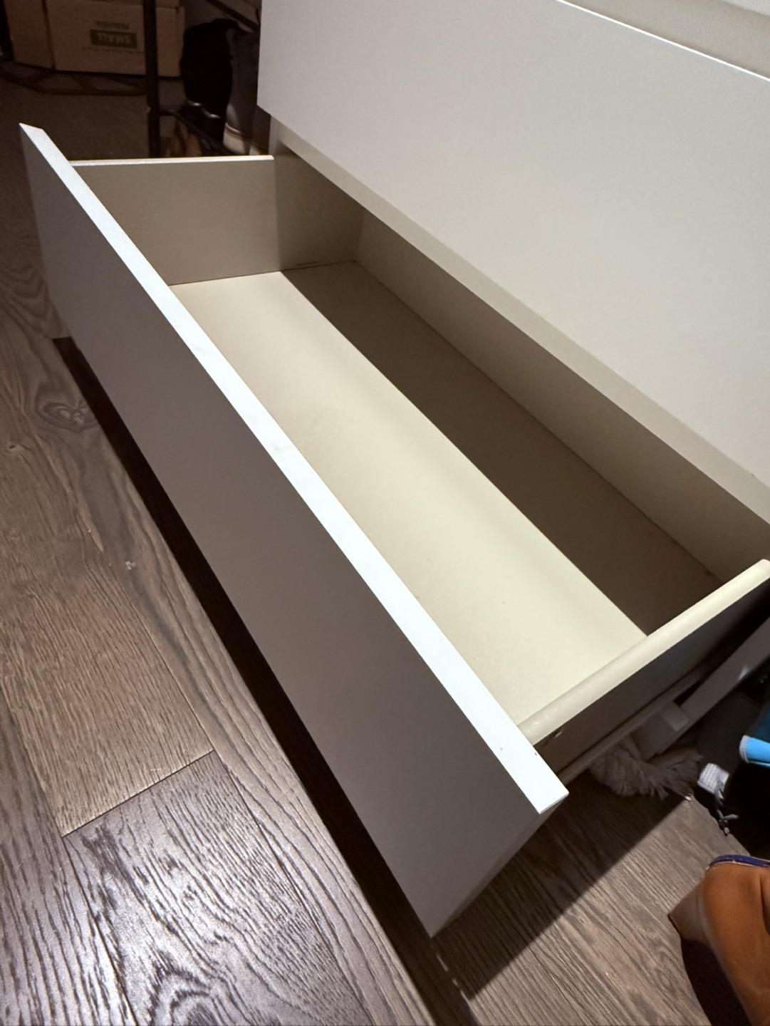 IKEA Malm White 3-Drawer Dresser - photo 2