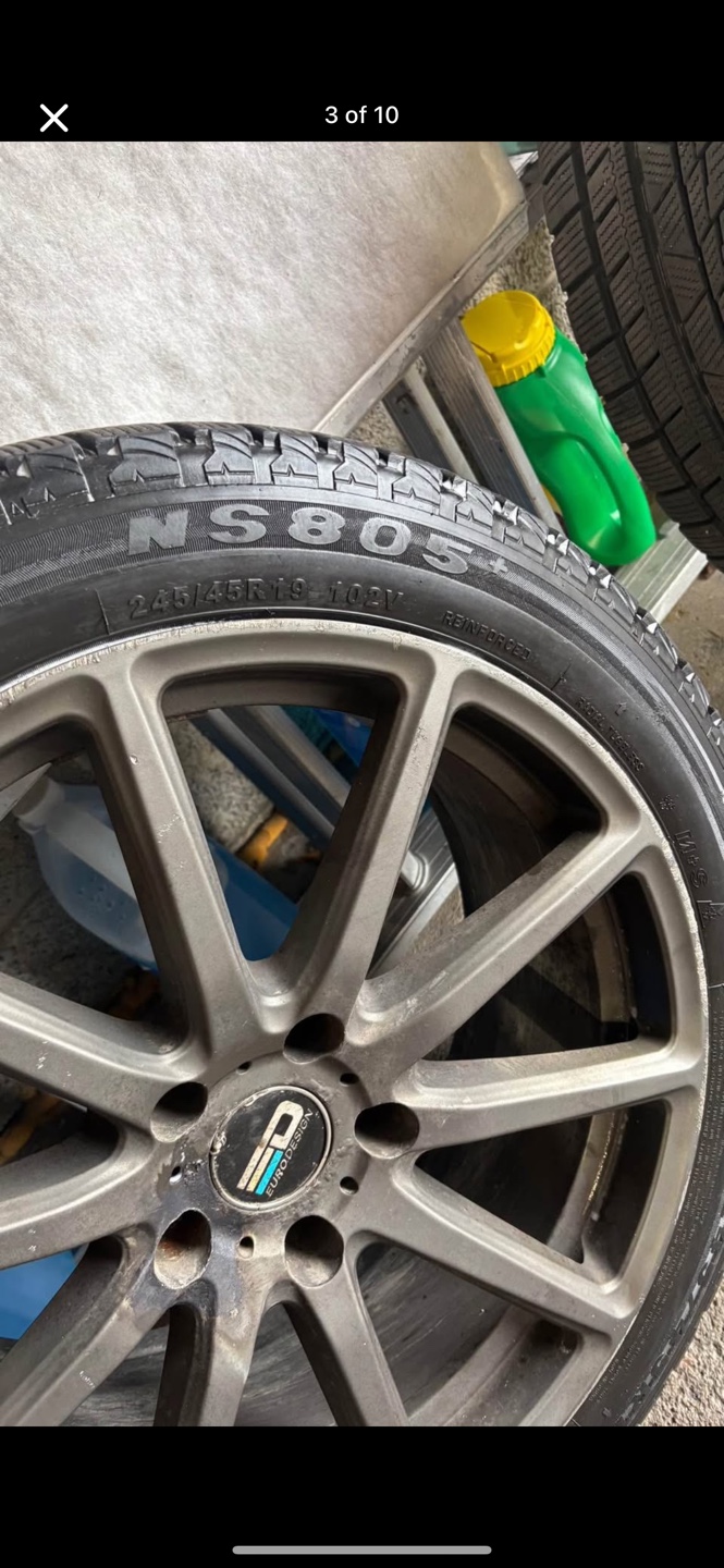 Set of 4 19 inch Wheels with Tires - photo 2