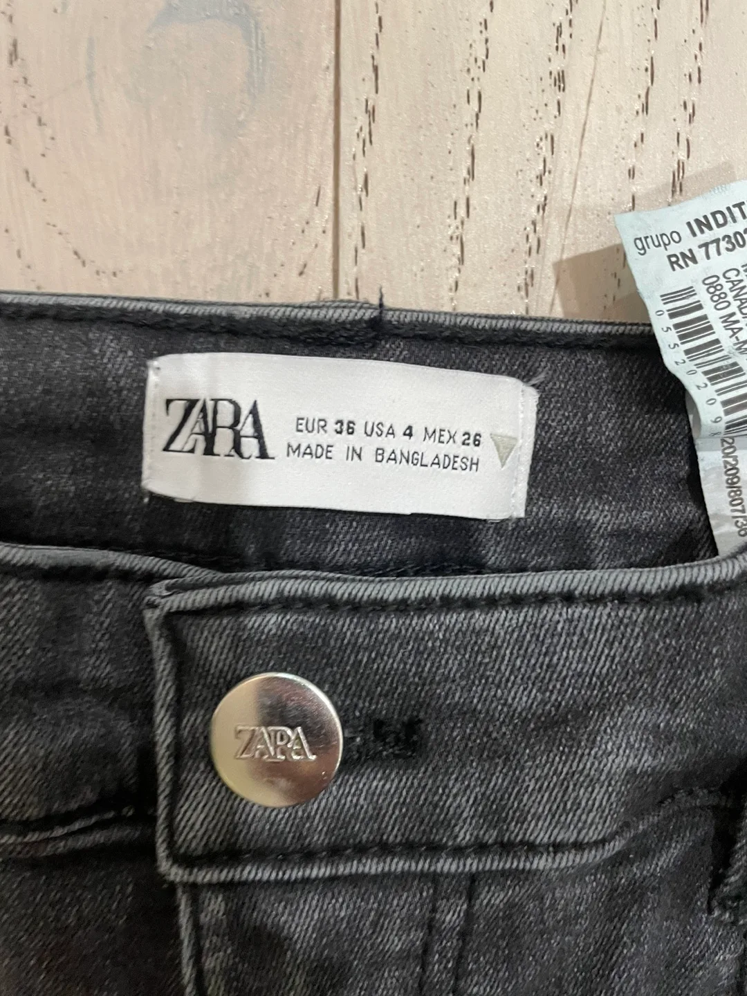 Zara nee Black Skinny Jeans Size 4 image indicator(2)