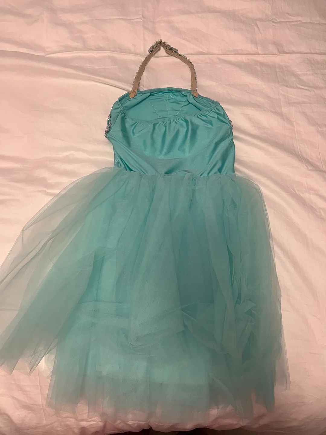 Girls Teal Dance Dress image indicator(2)