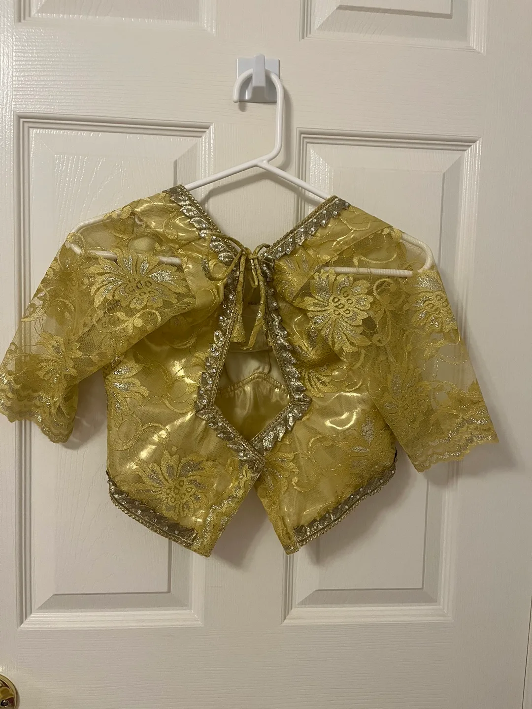 Gold and Burgundy Blouse Set image indicator(2)