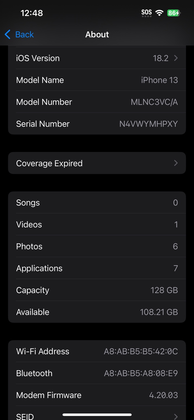 iPhone 13 - Black - 128GB Midnight - photo 3