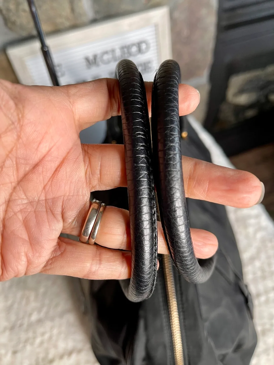 Prada Black Nylon Travel Bag image indicator(4)