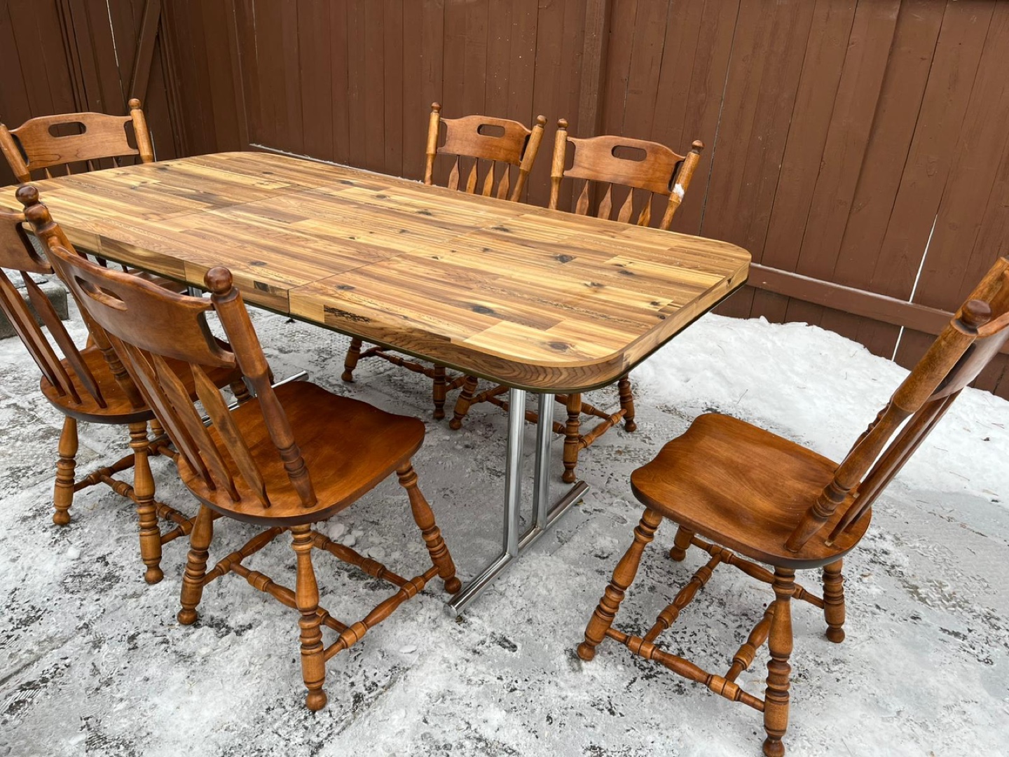 5 Piece Wood Dining Set