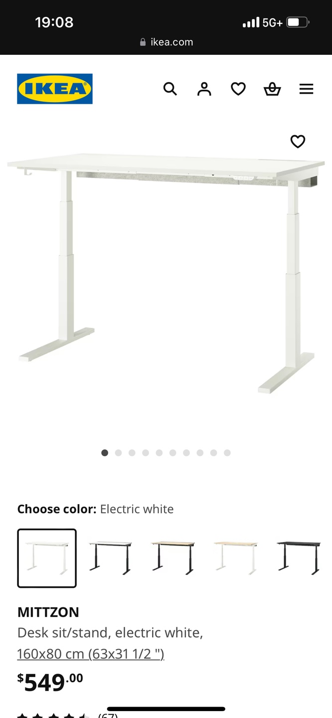 IKEA Electric Sit/Stand Desk