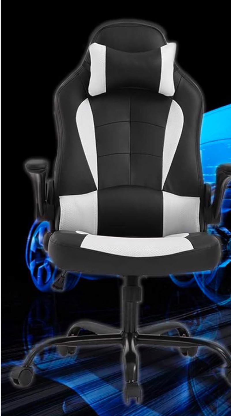 Gaming Chair with Headrest and Lumbar Support - photo 2