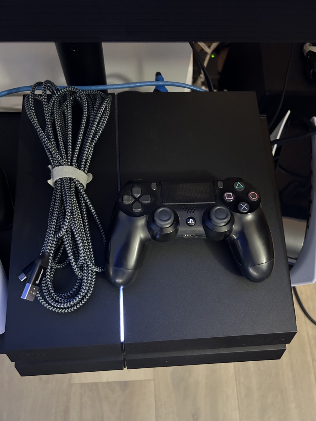 PlayStation 4 with original controller