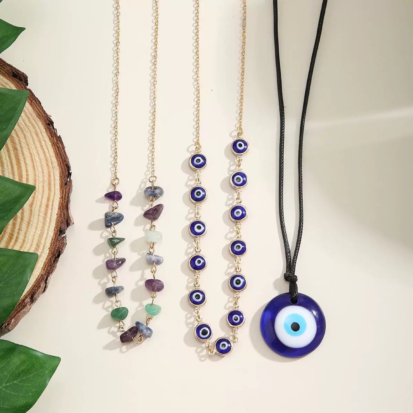 Evil Eye Necklace Set - photo 3